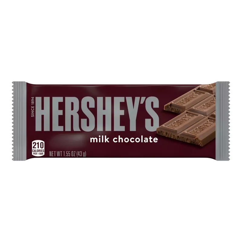 Hershey’s Milk Chocolate — Milk chocolate bar · 1.55 oz
