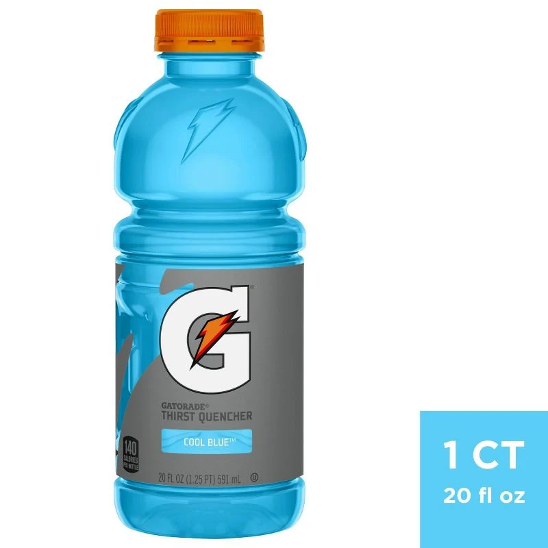 Gatorade Cool Blue — Cool Blue sports drink · 20 fl oz bottle